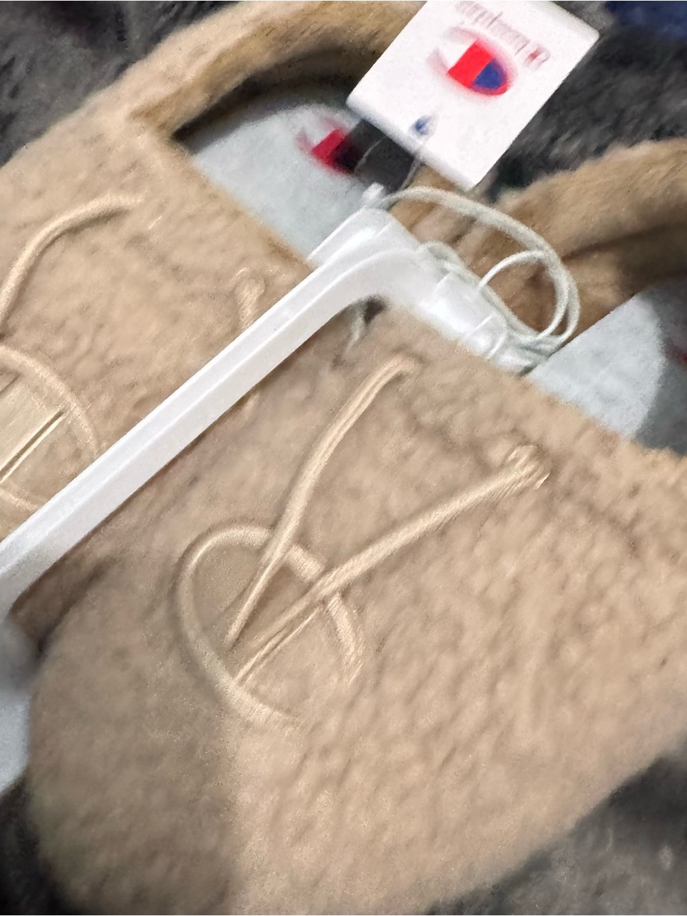 Champion Tan Sherpa Slide Slippers - Picture 3 of 4